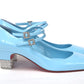 Christian Louboutin Splash 9Blue Aquajane 45 Patent Heel