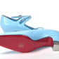 Christian Louboutin Splash 9Blue Aquajane 45 Patent Heel