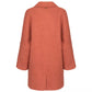 Fred Mello Chic Pink Wool Blend Winter Coat