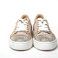 Christian Louboutin Rose Gold Verissma 2 Strauss Flat Sneaker