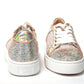 Christian Louboutin Rose Gold Verissma 2 Strauss Flat Sneaker