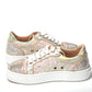 Christian Louboutin Rose Gold Verissma 2 Strauss Flat Sneaker