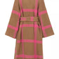 Imperfect Elegant Wool Blend Coat with Self-Tie Belt