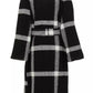 Imperfect Elegant Wool-Blend Self-Tie Coat