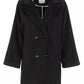 Fred Mello Elegant Double-Breasted Coat with Side Pockets