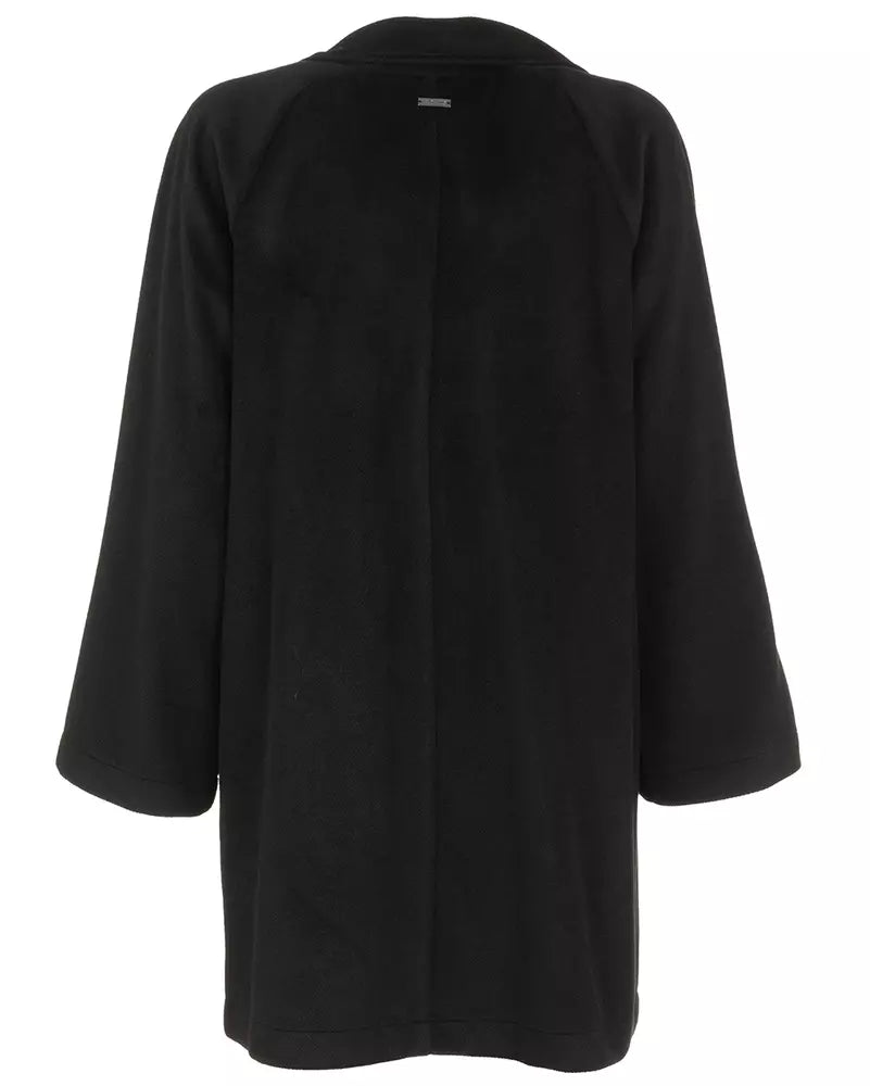 Fred Mello Elegant Double-Breasted Coat with Side Pockets