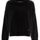 Imperfect Elegant Crew Neck Wool Blend Sweater