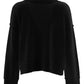 Imperfect Elegant Crew Neck Wool Blend Sweater