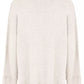 Imperfect Elegant Winter White Turtleneck Sweater