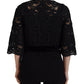 Dolce & Gabbana Elegant Black Button Down Cardigan