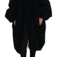 Dolce & Gabbana Elegant Black Cashmere Blend Overcoat Jacket