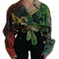 Dolce & Gabbana Elegant Multicolor Cropped Jacket