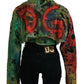 Dolce & Gabbana Elegant Multicolor Cropped Jacket