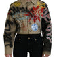 Dolce & Gabbana Elegant Multicolor Cropped Jacket