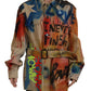 Dolce & Gabbana Chic Multicolor Long Sleeve Jacket