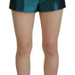 Dolce & Gabbana Elegant High Waist Silk Shorts