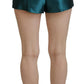 Dolce & Gabbana Elegant High Waist Silk Shorts