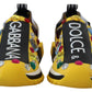 Dolce & Gabbana Exquisite Yellow Techno Fabric Sneakers