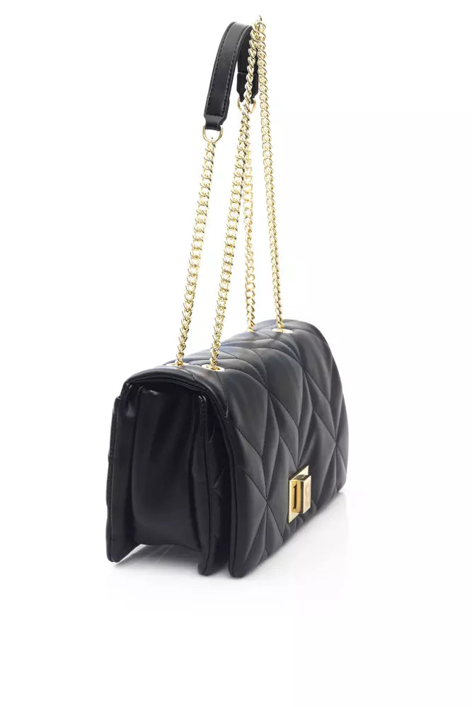 Baldinini Trend Black Polyethylene Women Shoulder Bag