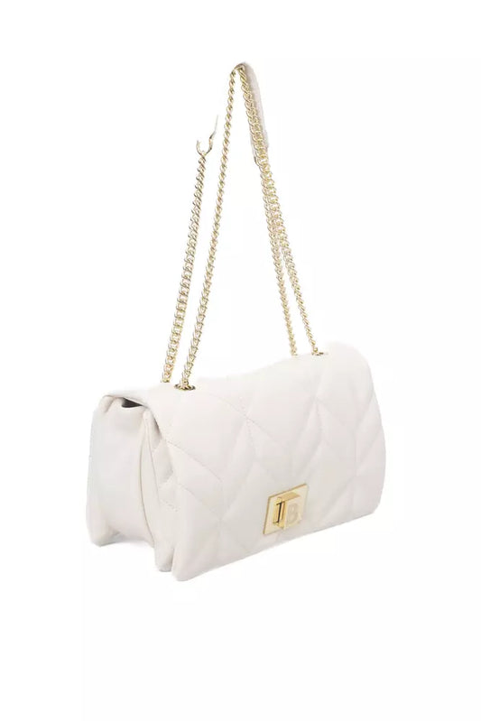 Baldinini Trend Beige Polyethylene Women Shoulder Bag