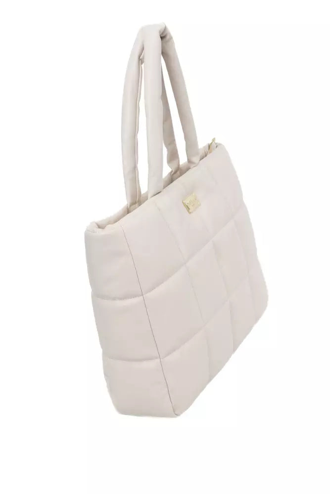 Baldinini Trend Beige Polyethylene Women Shoulder Bag