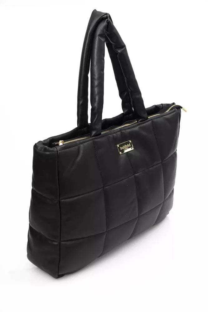 Baldinini Trend Black Polyethylene Women Shoulder Bag