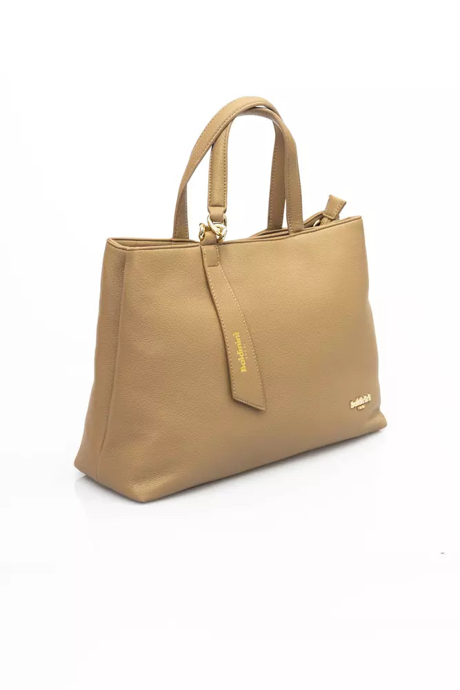 Baldinini Trend Beige Polyethylene Women Handbag