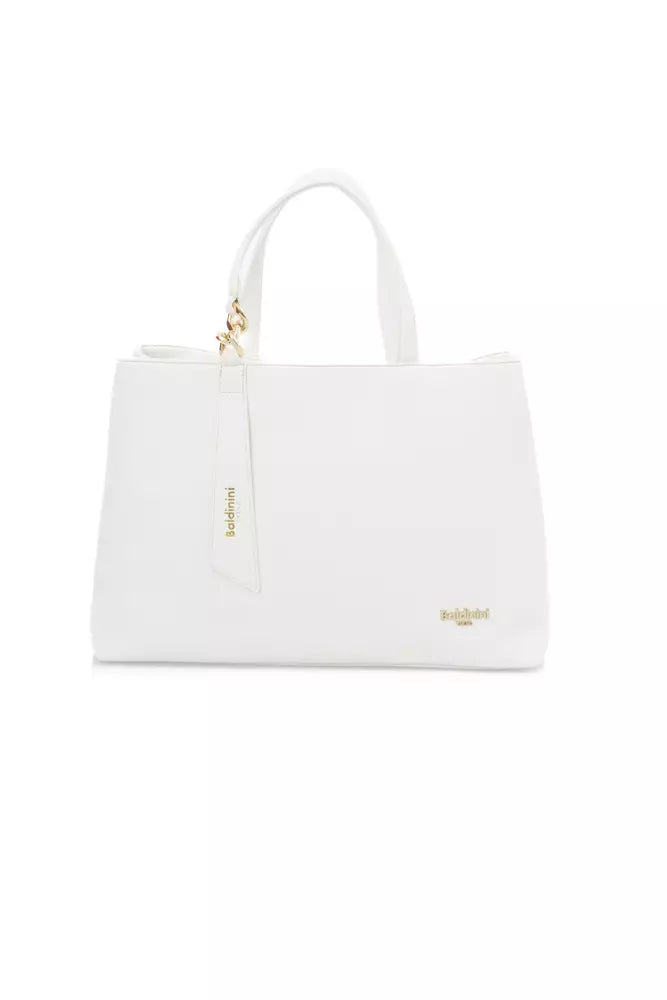 Baldinini Trend White Polyethylene Women Handbag