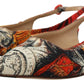 Dolce & Gabbana Chic Multicolor Flat Slingbacks