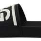 Dolce & Gabbana Chic Monochrome Slide Sandals