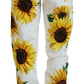 Dolce & Gabbana Sunflower Print Cotton Sweatpants