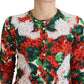 Dolce & Gabbana Elegant Floral Crewneck Cardigan