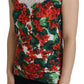 Dolce & Gabbana Chic Floral Print Tank Top Vest