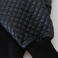 Dolce & Gabbana Elegant Quilted Pullover Sweater - Chic Black