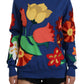 Dolce & Gabbana Elegant Floral Silk-Cotton Sweater