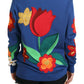 Dolce & Gabbana Elegant Floral Silk-Cotton Sweater