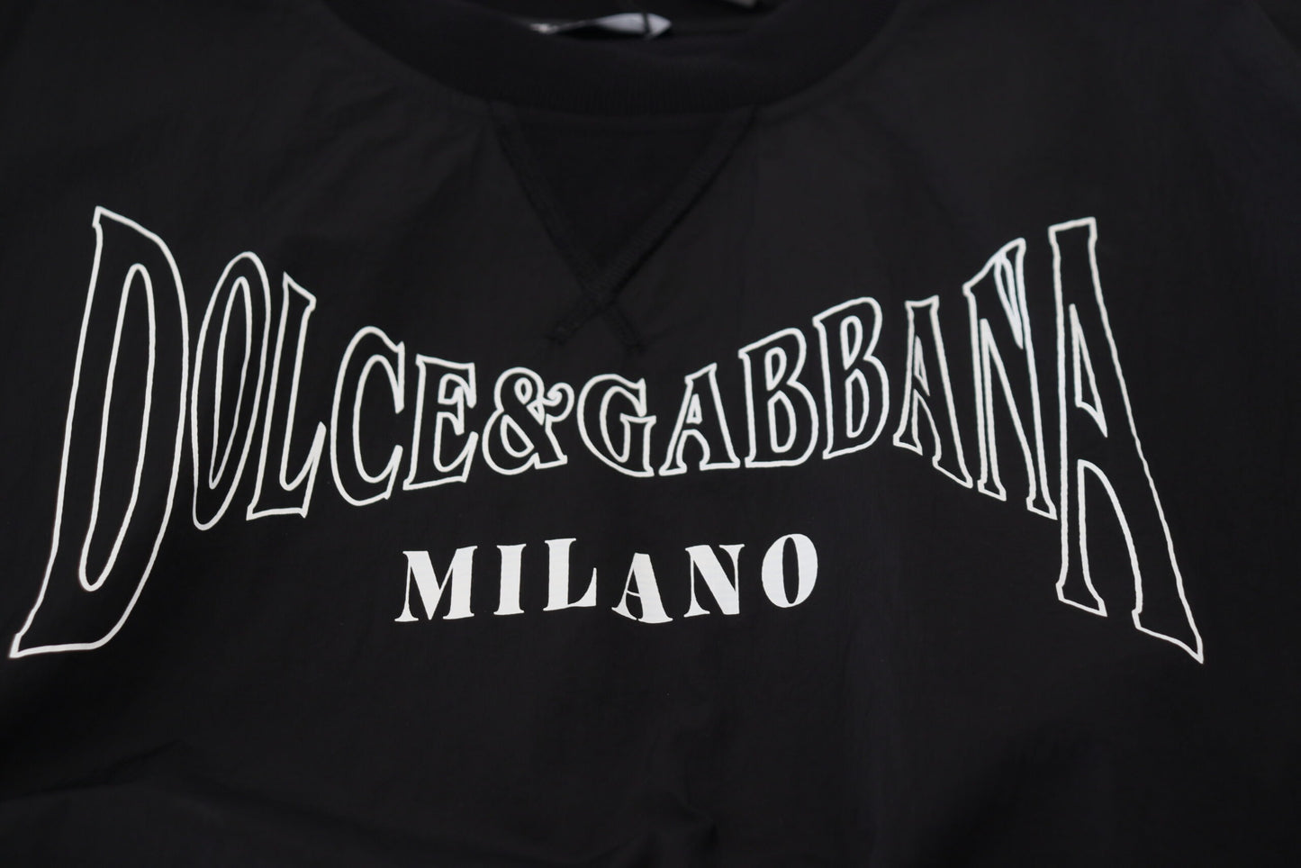 Dolce & Gabbana Elegant Black Crewneck Pullover Sweater