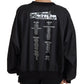 Dolce & Gabbana Chic Black Crewneck Pullover Sweater