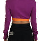 Dolce & Gabbana Elegant Purple Turtle Neck Pullover Sweater