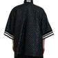 Dolce & Gabbana Elegant Full Zip Sweater with Pearl Embellishment