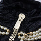 Dolce & Gabbana Elegant Full Zip Sweater with Pearl Embellishment