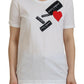 Dolce & Gabbana Chic White Cotton Logo Tee