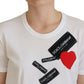 Dolce & Gabbana Chic White Cotton Logo Tee