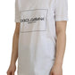 Dolce & Gabbana Chic White Cotton Logo Tee