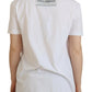 Dolce & Gabbana Chic White Cotton Logo Tee