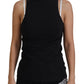 Dolce & Gabbana Sleek Black Sleeveless Cotton Tank