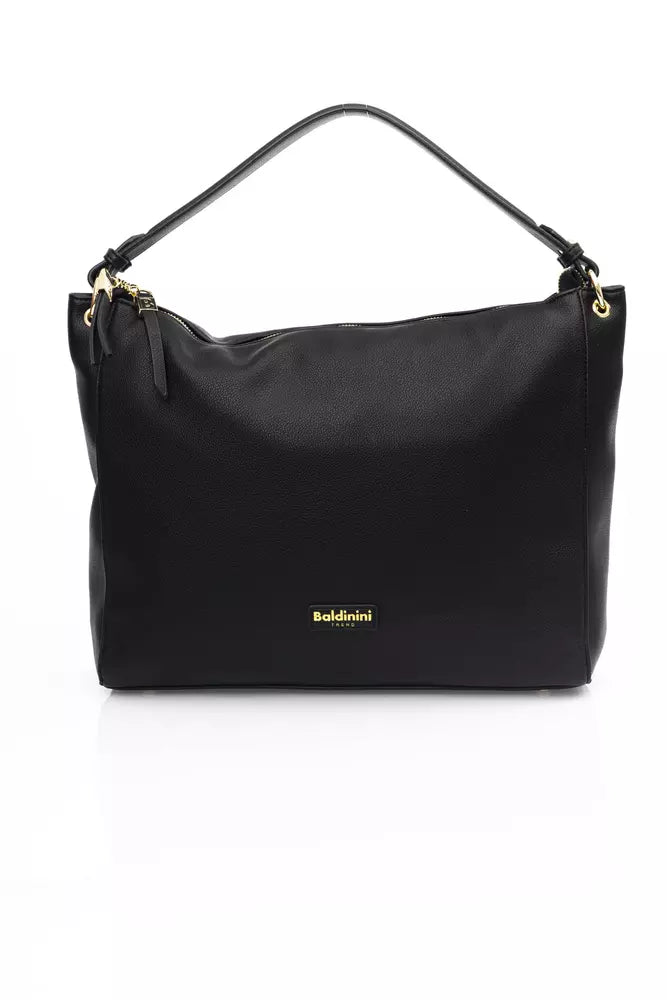 Baldinini Trend Black Polyethylene Women Shoulder Bag