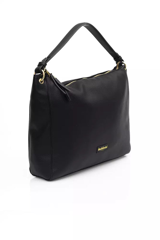 Baldinini Trend Black Polyethylene Women Shoulder Bag