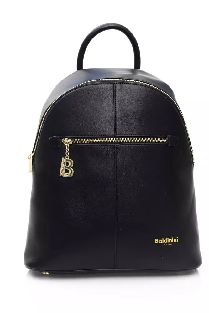 Baldinini Trend Black Polyethylene Women Backpack