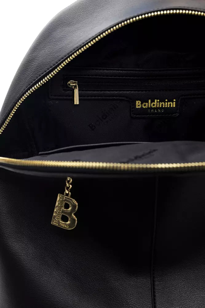 Baldinini Trend Black Polyethylene Women Backpack